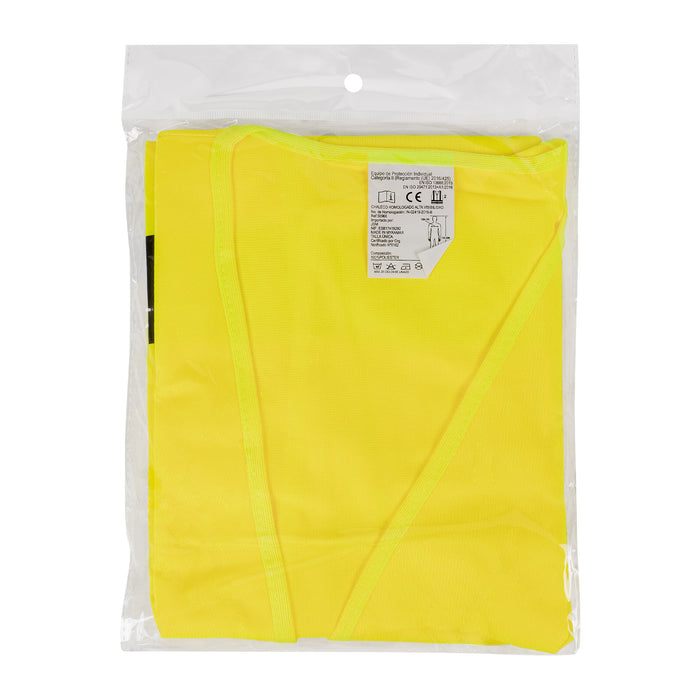 CHALECO AMARILLO REFLECTANTE HOMOLOGADO