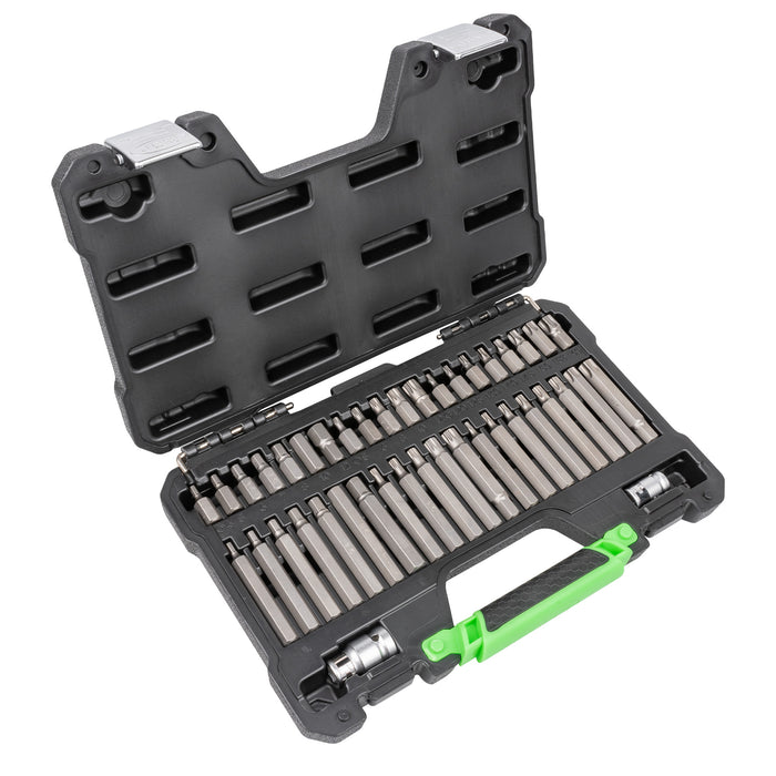 42-PIECE HEX, SPLINE, AND TORX BIT SOCKET SET (1/2" AND 3/8" DRIVE)