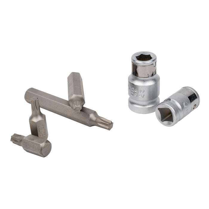 MALETÍN DE 42 PIEZAS HEXAGONALES, 12 CANTOS Y TORX