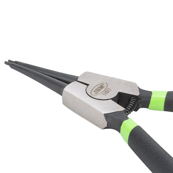 ALICATE SEEGER PARA EXTERIORES CON BOCA RECTA 7" (180MM)