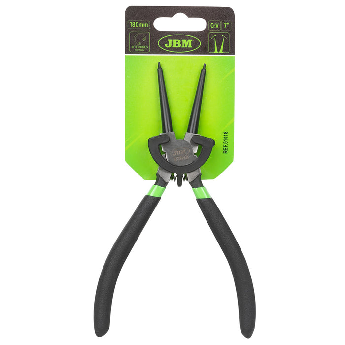 ALICATE SEEGER PARA INTERIORES CON BOCA RECTA 7" (180MM)