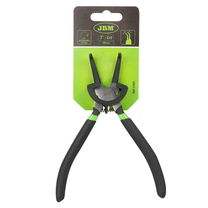 ALICATE SEEGER PARA INTERIORES CON BOCA CURVA 7" (180MM)
