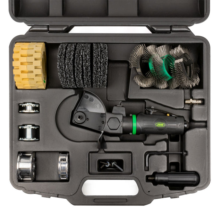 PNEUMATIC DIE GRINDER SET FOR DEBURRING - 13 PCS