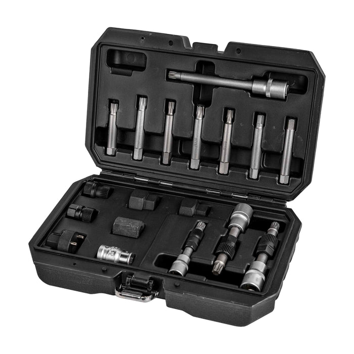 JUEGO DE EXTRACTORES PARA POLEAS DE ALTERNADOR 18PCS