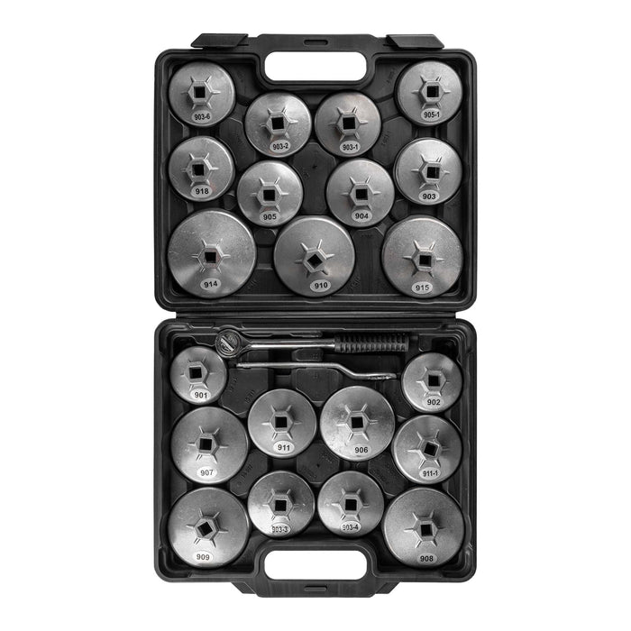 JUEGO DE EXTRACTORES PARA FILTROS DE ACEITE / 23PCS EN ALUMINIO