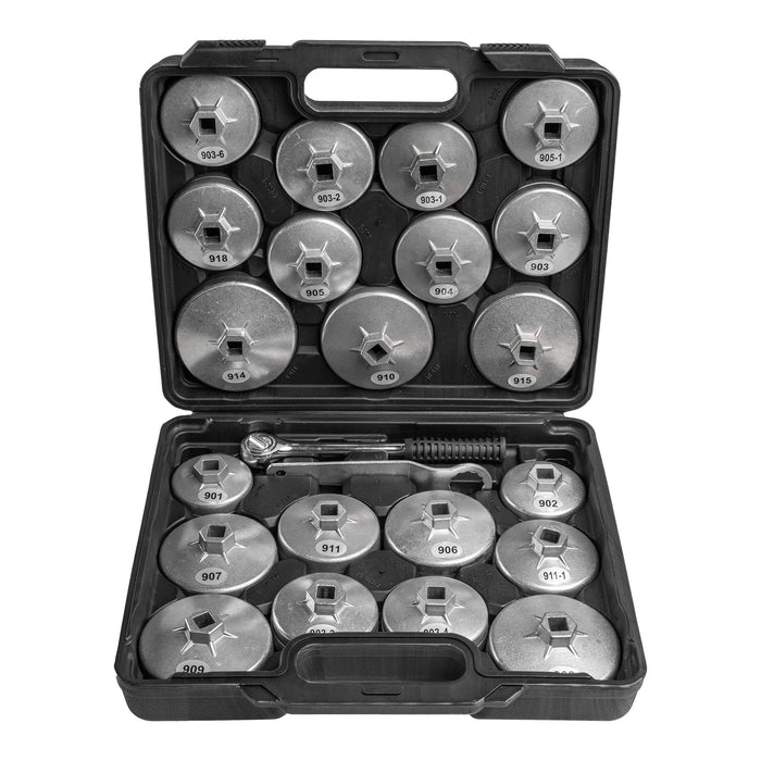 JUEGO DE EXTRACTORES PARA FILTROS DE ACEITE / 23PCS EN ALUMINIO