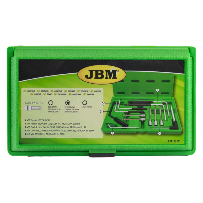 12PC AIRBAG EXTRACTION SET