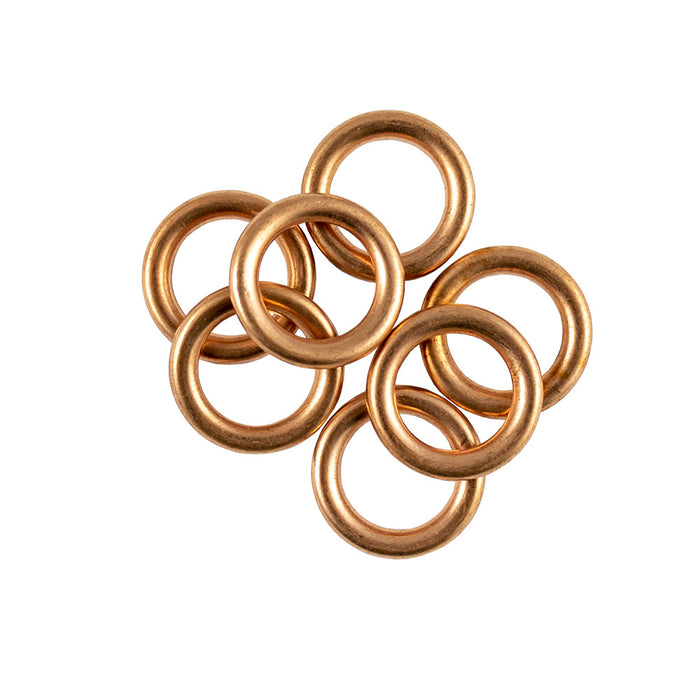 LOT OF 100 UNITS 10MM OIL DRAIN PLUG WASHER