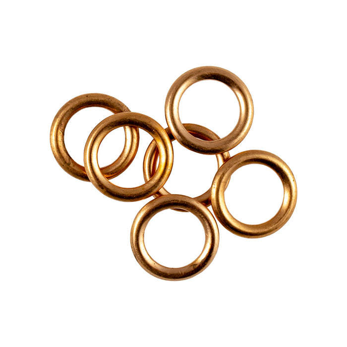 LOT OF 100 UNITS 12MM OIL DRAIN PLUG WASHER