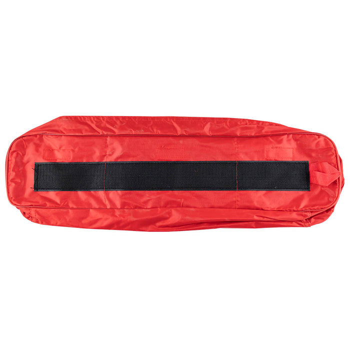 BOLSA ROJA CON 1 COMPARTIMENTO PARA KIT DE EMERGENCIA