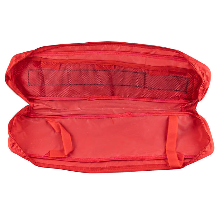BOLSA ROJA CON 1 COMPARTIMENTO PARA KIT DE EMERGENCIA