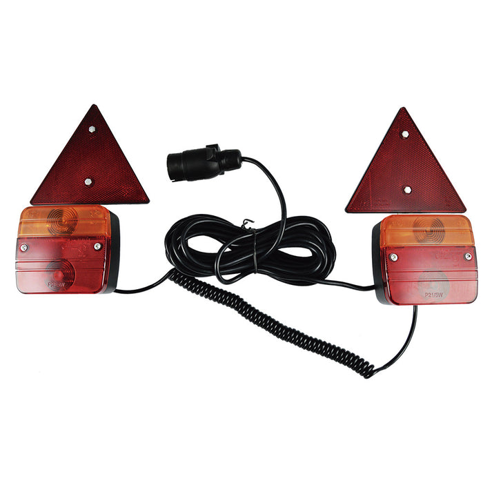 MAGNETIC KIT WITH 2 TAILLIGHTS AND 2 REFLECTORS