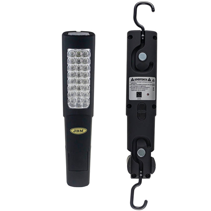 LÁMPARA LED PORTÁTIL ARTICULADA CON DOBLE IMÁN - 60LM