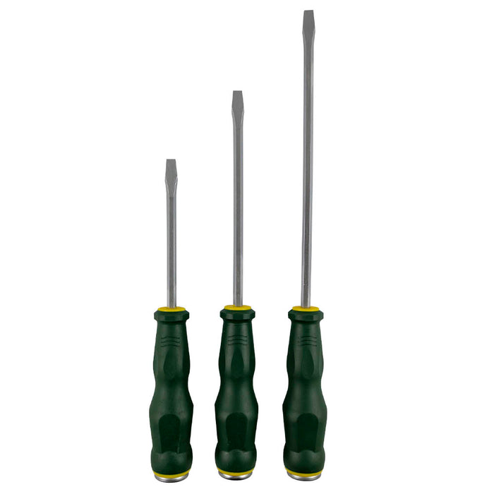 3-PIECE FLATHEAD SCREWDRIVER SET