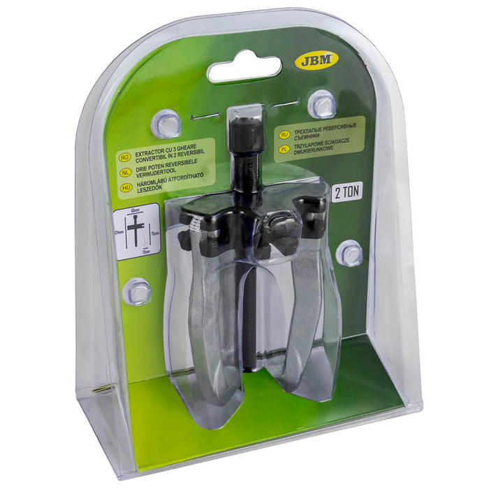 EXTRACTOR DE 3 GARRAS CONVERTIBLES EN 2 REVERSIBLE 2T