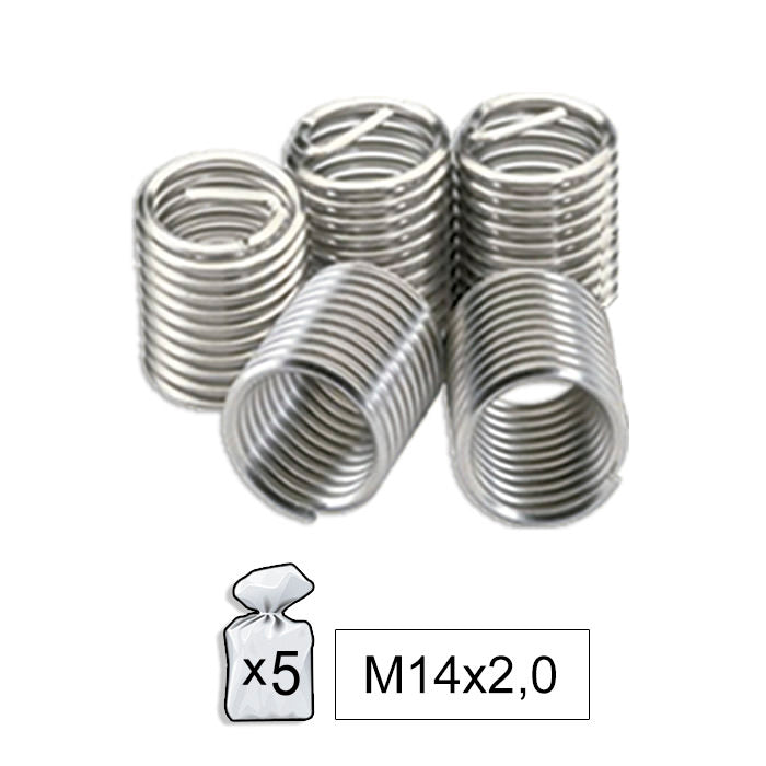 BAG OF 5 HELICOIL REFILLS M14X2.0