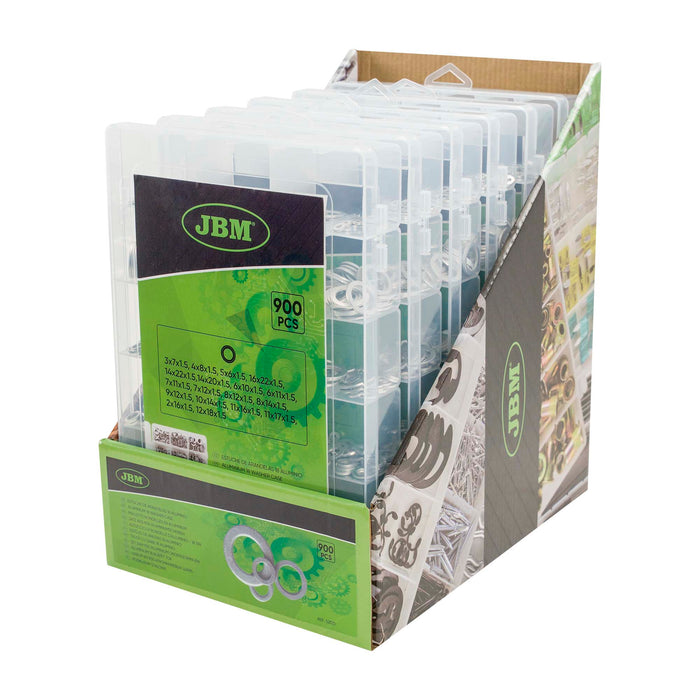 900PCS ALUMINUM WASHER ASSORTMENT KIT