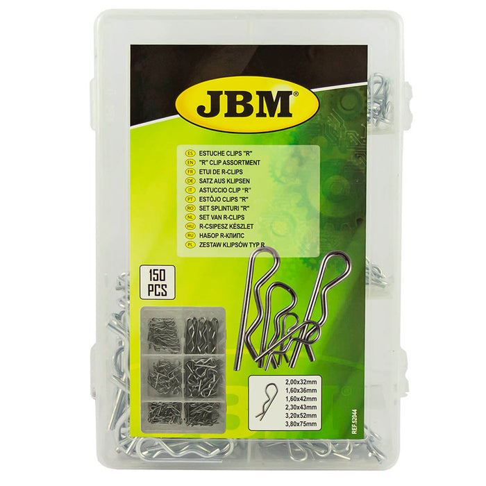 ESTUCHE DE CLIPS EN R 150PCS