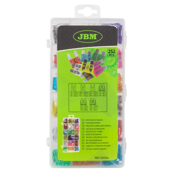 ESTUCHE DE FUSIBLES 252PCS