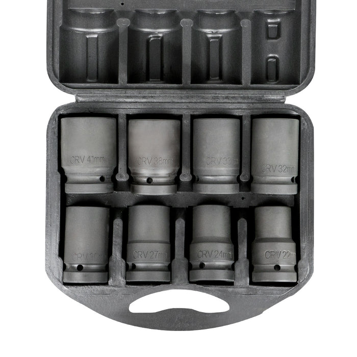SET DE 8 VASOS DE 1" PARA MULTIPLICADOR DE FUERZA