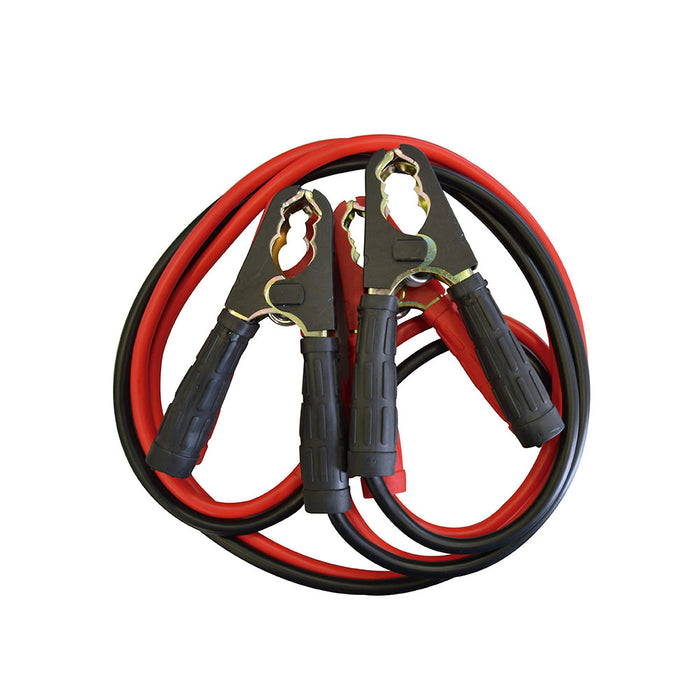 25MM2 X 2.5M JUMPER CABLES WITH COPPER-PLATED IRON CLAMPS