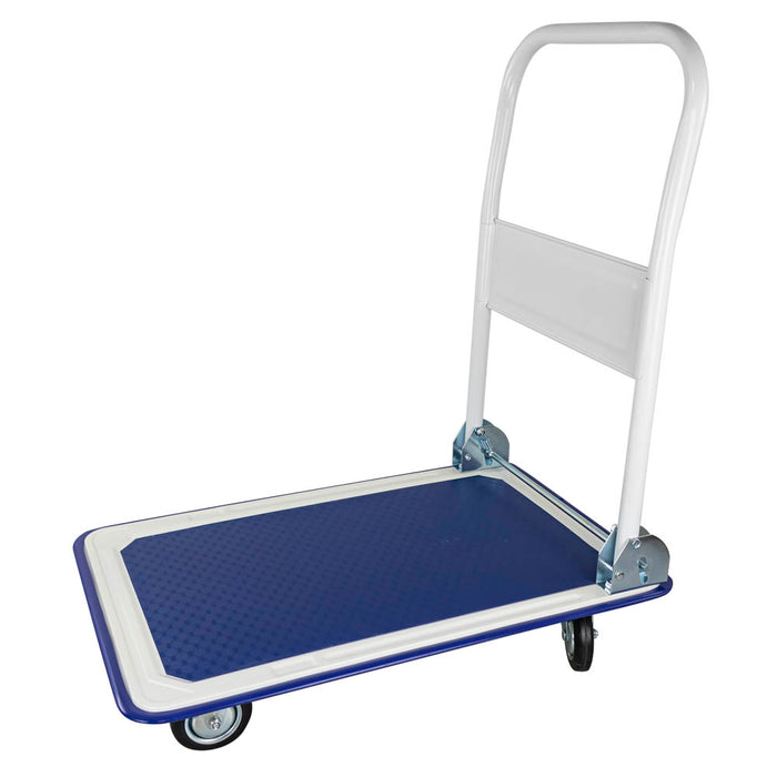 CHARIOT PLIANT AVEC PLATEFORME EN ACIER 150KG