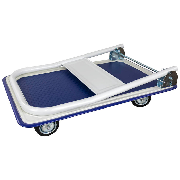CHARIOT PLIANT AVEC PLATEFORME EN ACIER 150KG