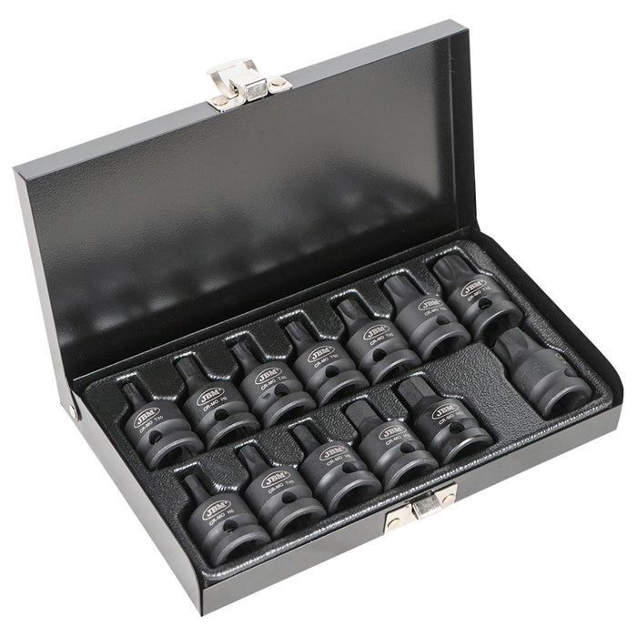 13-PIECE 1/2" HEX AND TORX IMPACT BIT SET