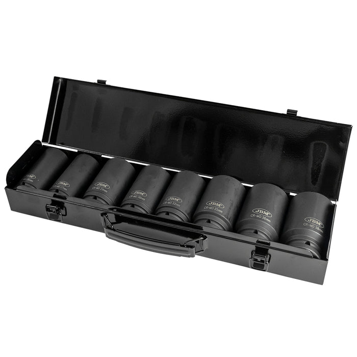 SET DE 8 VASOS DE IMPACTO HEXAGONALES 3/4" EAN: 8435034523478