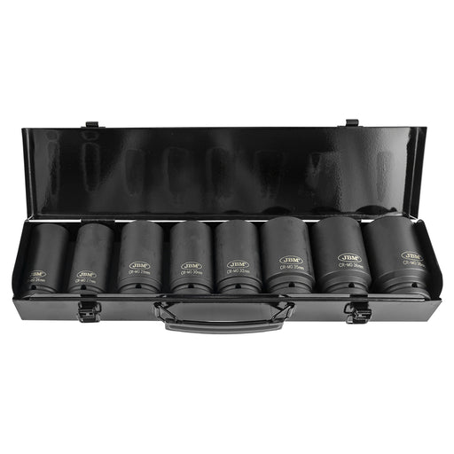 SET 8 VASOS IMPACTO HEXAGONAL 3/4"