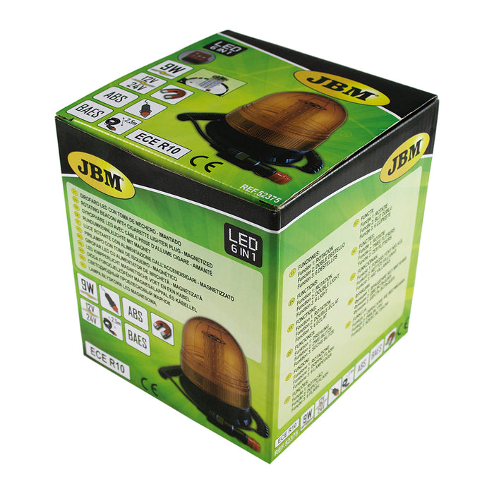 GIROFARO DESTELLANTE LED 12-24V