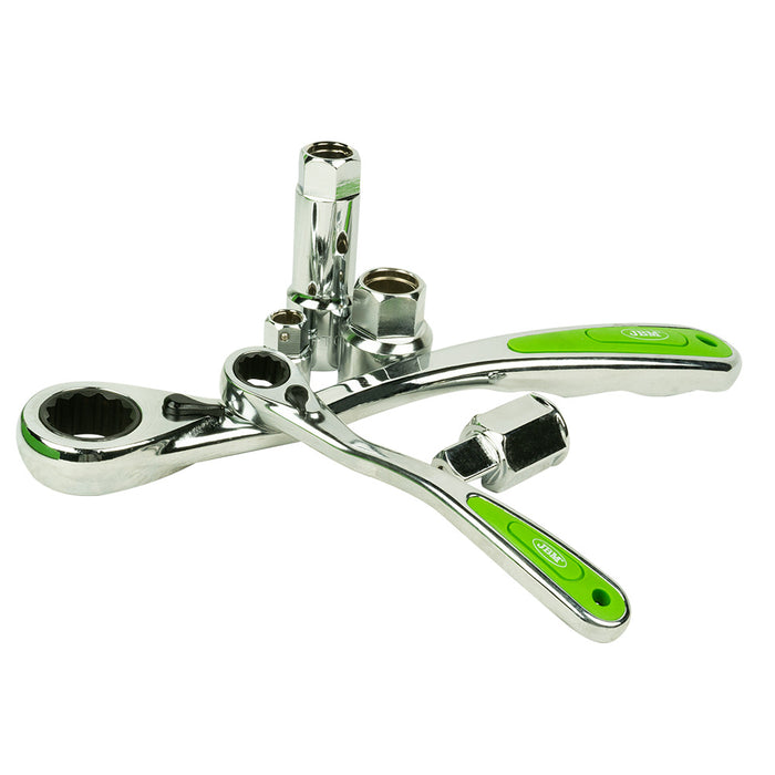 MALETÍN DE HERRAMIENTAS GO-THROUGH DE 39 PIEZAS 1/2",1/4" Y 3/2" CROMADO