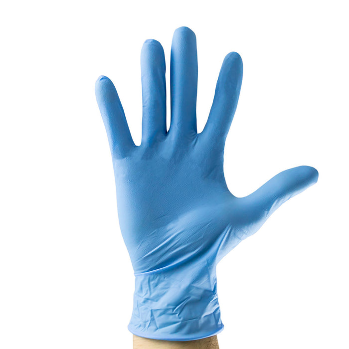 GUANTES AZUL DESECHABLES DE NITRILO TALLA L 3,5MIL