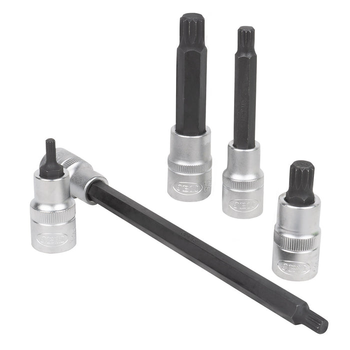 MALETÍN DE 26 PUNTAS DE 1/2" PARA TORNILLOS DE 12 CANTOS