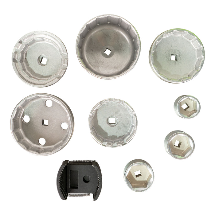 SET DE 9 EXTRACTORES DE FILTROS DE ACEITE