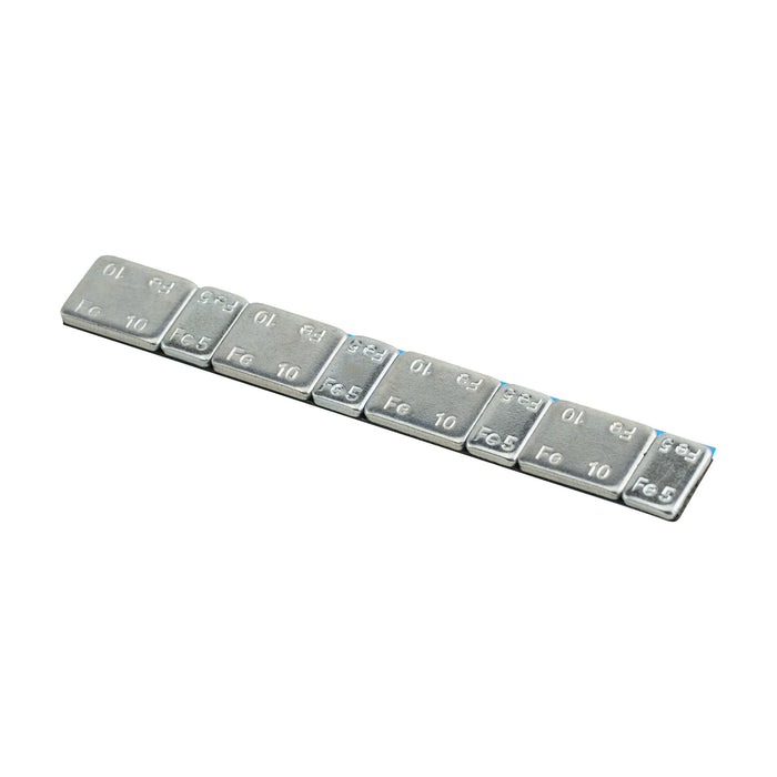 PACK 100 CONTRAPESAS ADHESIVAS DE HIERRO - 60GR. (4X10G + 4X5G)