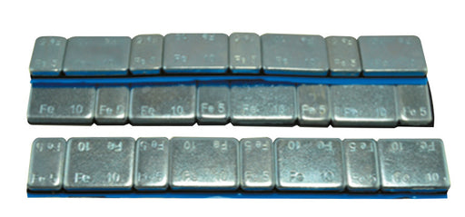 LOTE 100 UNIDADES CONTRAPESA-ADHESIVA-DE-HIERRO-60GR