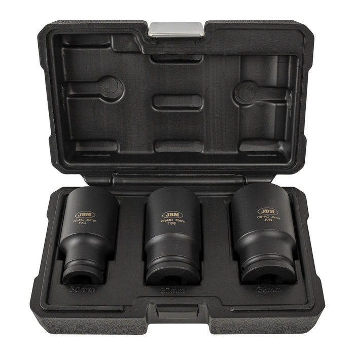 SET DE 3 VASOS DE IMPACTO XZN DE 1/2"