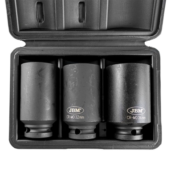 SET DE 3 VASOS DE IMPACTO XZN DE 1/2"