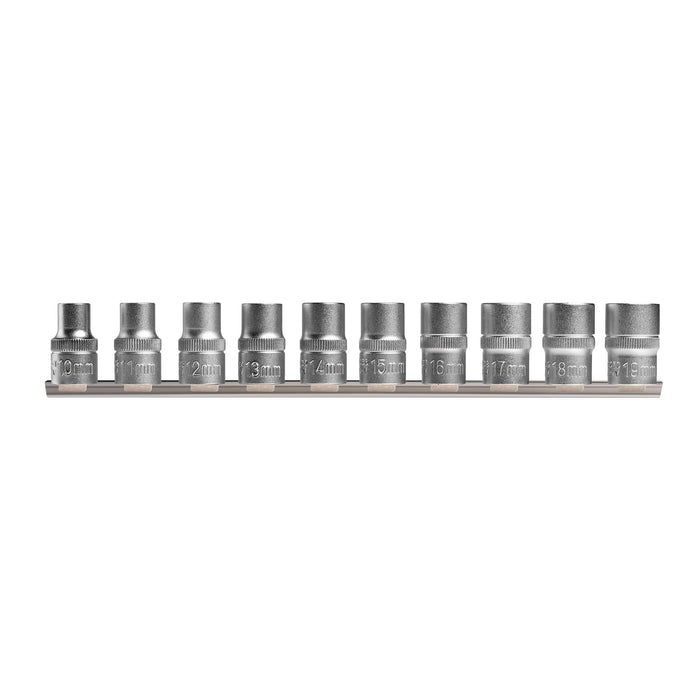 CONJUNTO DE 10 VASOS HEXAGONAIS DE 1/2"
