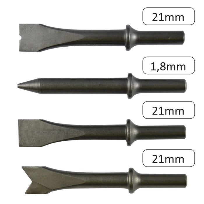 8-PIECE AIR HAMMER KIT 1/2"
