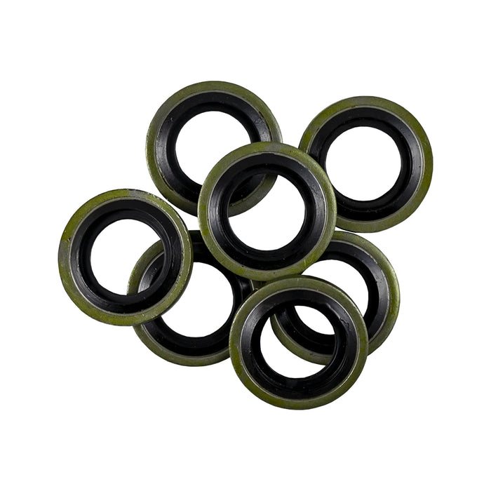 PACK 100 UNIDADES ARANDELA DE TAPÓN DE CÁRTER METALOPLÁSTICA 10MM DIAM.