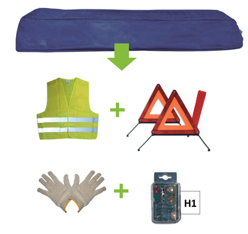 KIT EMERGENCIA BOLSA AZUL + MK H1 +