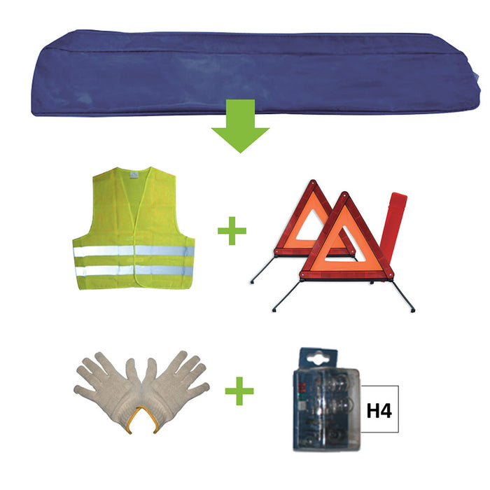 KIT D'URGENCE SAC BLEU + MK H4 +