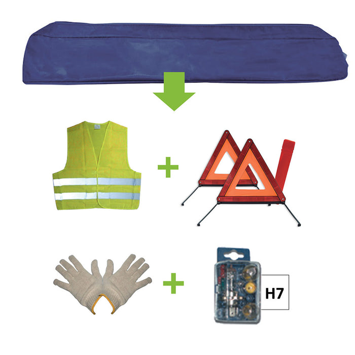 TROUSSE D'URGENCE SAC BLEU + MK H7 +