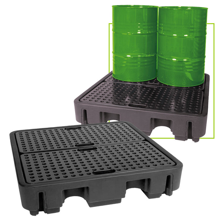 CUBETO DE RETENCIÓN 4 BIDONES VERTICALES 1250KG