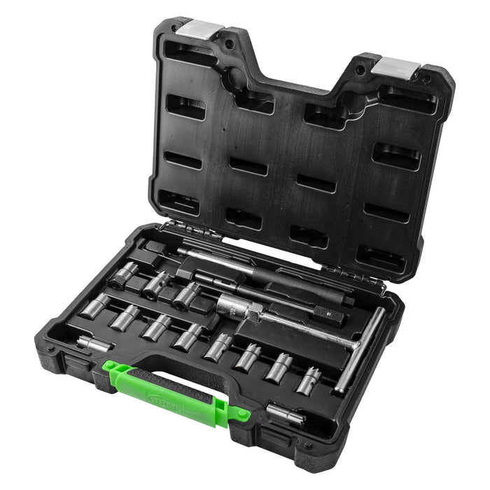 SET ESCARIADOR INYECTORES 17PCS