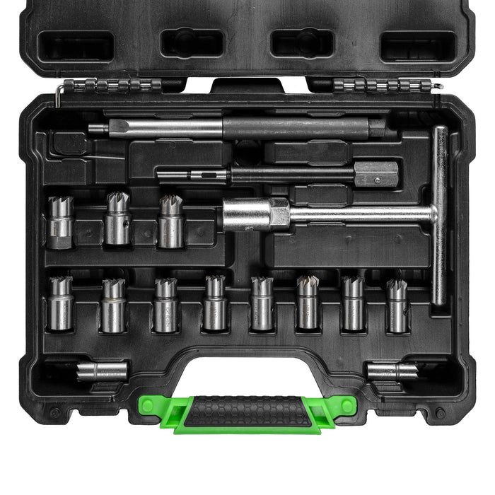 SET ESCARIADOR INYECTORES 17PCS