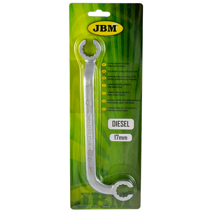 LLAVE ABIERTA DOBLE PARA INYECTORES