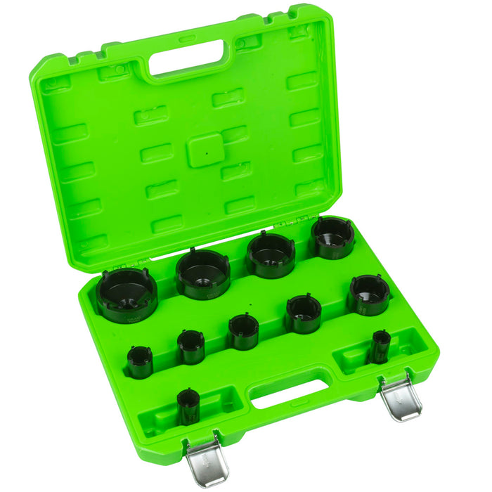 SET DE VASOS CON ALMENAS EXTERIORES